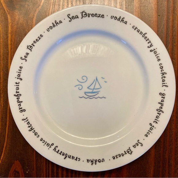 Pottery Barn Bar Lingo Plate Set - Picture 4 of 11